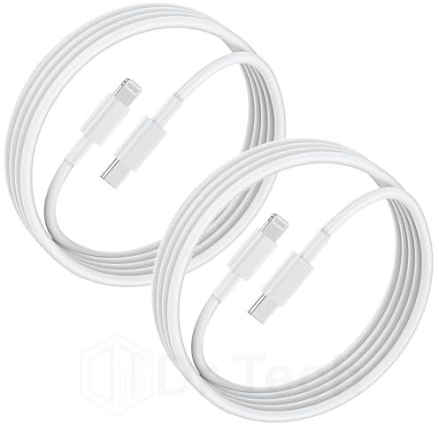 iPhone 20W Fast Charger Cable【Apple MFi Certified】 2-Pack USB-C to Lightning Cable (3.3Ft) Fast Charging Compatible with iPhone 12/12 Mini/12 Pro/12 Pro Max/11/11 Pro Max/Xs Max/XR/X, iPad and More