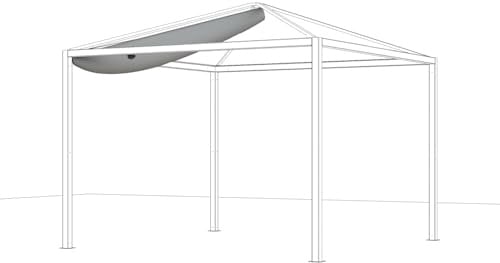 Siena Garden Schattenmanufaktur® Comuna Schutzhülle AQUASHIELD aus 100% Polyester in hellgrau, mit ActiveAir® Filtern