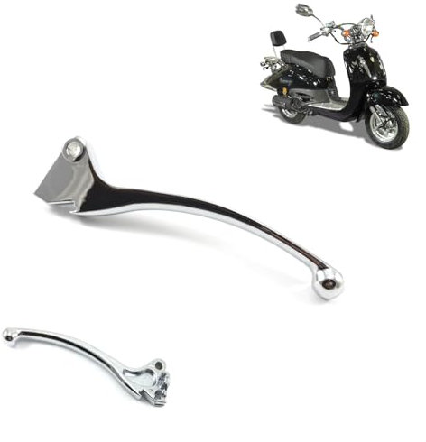 BREMSE BREMSHEBEL LINKS für TROMMELBREMSE in CHROME für BENZHOU YIYING YY50QT-21 - FIRENZE 50 - ZNEN RETRO CRUISER ZN50QT-E FT50QT-E FOSTI EASY CRUISER und baugleiche CHINA ROLLER GY6