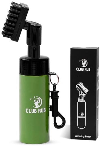 Golf Club Cleaner Brush with Clip and Water Spray Golfing Club Brush and Groove Cleaner - Firm Bristle Golf Brush Cleaner or Ball Cleaner Golfing Accessories for Men - 200ml Cleaning Brush Tool