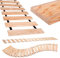 BooGardi Rollweg aus Lärche in 6 Größen 250cm lang · 30cm / 40cm / 50cm breit · 40cm Lattenabstand 8cm · Holzweg zum Ausrollen · Holztritt Gartenweg