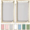 Bunnyjik Spannbettlaken für Maxi-Cosi Iora – GOTS-ZERTIFIZIERTES Bio-BETTLAKEN 50x83-80x50 89x50 2er-Set, Luftig & Kühlend – 190GSM Bio-Baumwolle – Für Iora Air, Tori, Beistellbett,Next2Me 90x50
