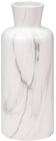 ATMOSPHERA CREATEUR D'INTERIEUR - Vaso sao in ceramica bianca e nera effetto marmo h30cm