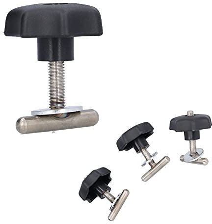 4 Stück Verriegelungsschiene T-Schrauben Ersatz für Zubehör Passend für Bus T5 T6 Einfache Installation Hochwertiges Eisen ABS Praktisch