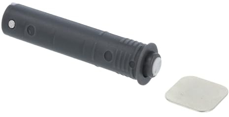 MS Beschläge Möbelfrontschnäpper Magnetspitze Einbohr-Schnäpper Steckschnäpper Tip-On Anschlagsdämpfer Drucktüröffner Magnetschnäpper Druckschnäpper (Anthrazit, kurz)