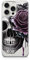 Sunny-Case Gothik Skull SCHÄDEL Schutz Hülle Handy Transparent TPU Cartoon kompatibel mit iPhone 15 Motiv Totenkopf Horror Skelett 2