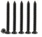 Black Self Tapping Screws for Wood,50pcs M4 x 40mm 304 Stainless Steel Flat Head 10mm screws for Furniture and Drywall (M4 x 40mm 50PCS)