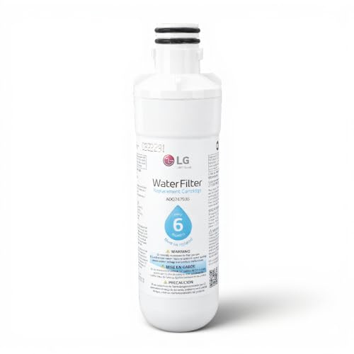 Tonysa Reemplazo para el Filtro de Agua del Refrigerador ADQ747935, Compatible con MWF, NSF/ANSIS 42 Certificado, Fácil de Instalar Filtro de Agua de Carbono, Reduce el Cloro e Impurezas, 1 Paquete