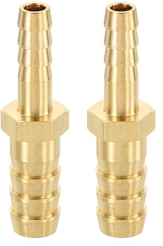 METALLIXITY 2pcs Brass Hose Barb to Adapter 20mm Barb x 16mm | for Automotive, Motorcycle, Marine, Truck, RV Fuel Systems