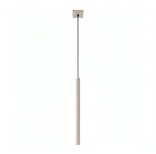 SOLLUX lighting Pendelleuchte innen LED G9 1-Flammig taupe, Pastelo | Hängelampe für Esstisch, Kücheninsel und Wohnbereich, schlanke Stahlform, ein bis drei G9 Lichtpunkte über dem Raum