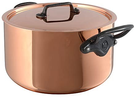 Mauviel 6431.25 - Cazo, con Tapa de Hierro Fundido