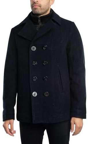 Schott Cyclone2, Giacca Uomo, Blu (Dunkel Blau (Dark Navy)), M