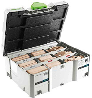 Festool DS/XL D8/D10 306 X BU XL Assortiment de Domino en Bois de Hêtre – Multicolore (306-PIECE)