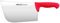 Arcos Serie 2900 - Cuchillo Hachuela - Hoja de Acero Inoxidable NITRUM de 250 mm - Mango inyectado en Polipropileno Color rojo