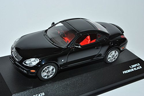 J-Collection Lexus SC430 Coupe Schwarz 1/43 Modell Auto mit individiuellem Wunschkennzeichen