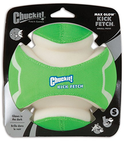 CHUCKIT KICK Fetch MAX Glow Dog Toy, Small