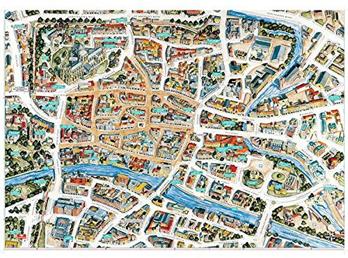 The Happy Puzzle Company - Jigraphy Cityscapes York 1000 Pieces - Jigsaw Puzzles for Adults 1000