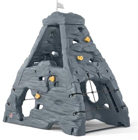 Step2 Climbing Rock Kiddimanjaro | Attrezzatura da arrampicata in plastica | Giocattoli da arrampicata per giardino / esterno