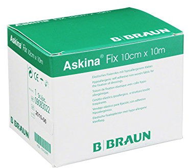 Askina Fix Fixiervlies 10 cmx10 M Hypoallergen, 1 St
