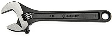 Crescent 8 Adjustable Black Oxide Wrench, Bagged - AT28BK