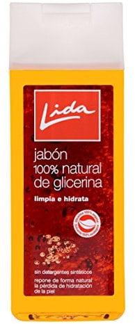 LIDA Jabón 100% Natural Glicerina - 600 ml
