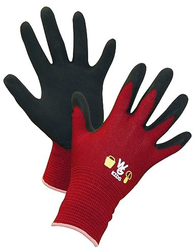 Kerbl 297331 Kinderhandschuh Kid, 8-11 Alter, Rot
