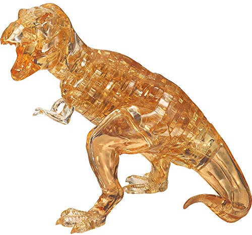 Crystal Puzzle | 3D T-Rex | Transparentes Design | 49 Teile | Bausatz für Kinder und Erwachsene | HCM Kinzel