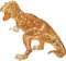Crystal Puzzle | 3D T-Rex | Transparentes Design | 49 Teile | Bausatz für Kinder und Erwachsene | HCM Kinzel