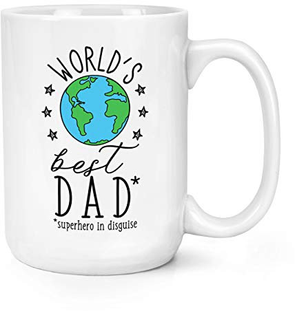 Gift Base World's Best Dad 15oz Large Mug Cup