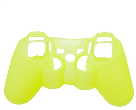 Steellwingsf Funda protectora de silicona para mando de Playstation 3 PS3, color amarillo