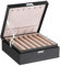 BEWISHOME Schmuckkästchen Halsketten-Organizer Box Aufbewahrung Organizer für Ketten, Armbänder-12 Fächer(7 Reguläre + 5 Große),6 Haken,2 Ebenen-Schmuckkasten für Mädchen und Frauen,Schwarz ESSH31B