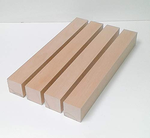 4 pieds de table en bois de hêtre massif 7 x 7 cm d'épaisseur. Hobelware.100-1600 mm de long.