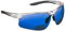 voltX 'Constructor ULTIMATE' Bifokale Schutzbrille mit Lesehilfe (transparenter Rahmen, blau verspiegelte Gläser +2,0 Dioptrien) – Bifokale Rad-/Sportbrille PREMIUM – UV400