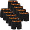 KTM by Freegun Boxershorts für Herren Unterwäsche Pant Men´s Boxer 10 er Pack, Farbe:Black, Bekleidungsgröße:S