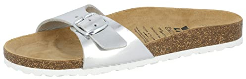 Lico Damen Pantoletten, silber, 6.5 AU