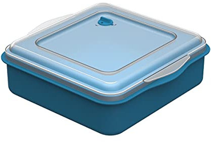 elastoREuse Menübox take away Verpackung - Essensbehälter to go Lunchbox für Lebensmittel und Frischhaltebox nachhaltige Mehrweg Dose 2,l spülmaschinen-& mikrowellen geeignet