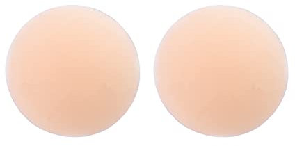 Reggiseno adesivo da donna, riutilizzabile per reggiseno adesivo push up per seni piccoli – reggiseno autoadesivo in silicone adatto per coppe A/B., Beige - coppa A/B - rotonda