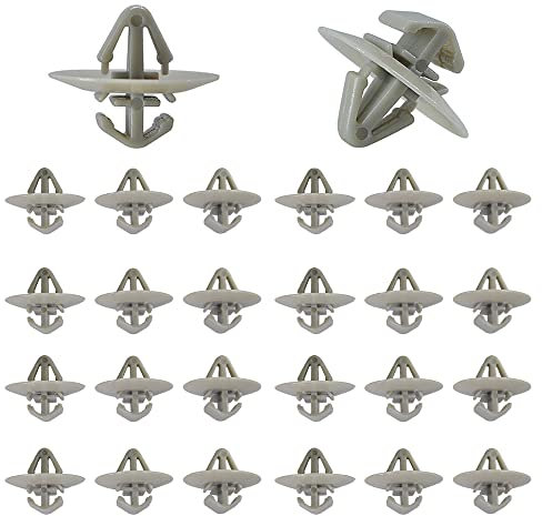 100Pcs Trafic Side Door Moulding Panel Plastic Fasteners Side Moulding Lower Trim Clips For Vauxhall Vivaro