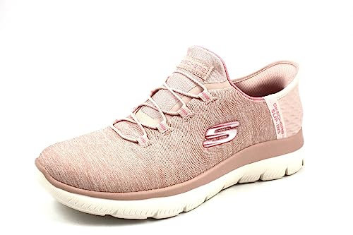 Skechers Confortable Baskets Femme Slip-INS Summits Dazzling Haze Rose Talla 40