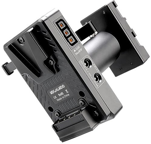 KOCACKOO Verstellbarer, vollständig dekodierter V-Mount-Akku auf BP-U-Serie, Batterieumwandlungsadapterplatte, ersetzt BP-U90/U96/U60/U30 Batterien - für Sony PXW-FX9/FX6/FS7/FS5, PMW EX Serie