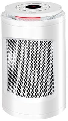 SHX Termoventilatore PTC con elemento riscaldante in ceramica, 1200 W, SHX23PTC100, termoventilatore con elemento riscaldante in ceramica, 1200 Watt, oscillante, display, timer, 3 effetti di