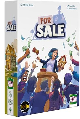 Spiel DAS! for Sale – Gesellschaftsspiel, Strategie & Handel, Wettbewerbsorientiertes Immobilien-Bietspiel, Familienspielspaß, Für 3–6 Spieler ab 8 Jahren