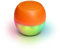 Boompods Soundflare Tide Bluetooth Lautsprecher - IPX6 wasserdichte Musikbox aus Ozeanplastik, Selfie-Funktion & Beleuchtung, Outdoor Lautsprecher für Handy, Reisen, 5 Std Spielzeit, Orange