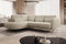 Domohome Ecksofa ILUSIO L Sofa mit elektrisch ausziehbarer Sitzfläche - Elegante Couch - Wohnzimmer Möbel (Links, Now Ov Never 06)