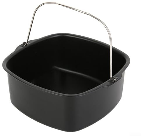 SPORTARC Plateau de cuisson à gâteau, plat de cuisson en acier d'aluminium avec revêtement anti-adhésif pour friteuse à air comprimé pour four à micro-ondes (17,8 cm)