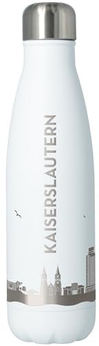 Goodtimes Trinkflasche Kaiserslautern Skyline 500ml (Weiß)