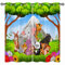 ANHOPE Dschungel Safari Tier Verdunklungsvorhänge mit Ösen Thermo Vorhänge Blickdichte Gardinen Kinder Jungen Mädchen Blackout Curtain Wohnzimmer Schlafzimmer Vorhang 2er Set H 138 x B 107 cm