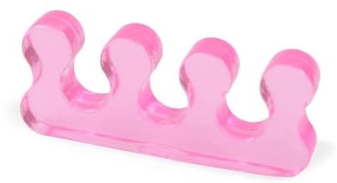 CharmBurst 3 Pairs of Toe Separator, 3 Colours Toe Separator Nail Polish, Toe Spreader, Toe Spacer, Toe Protection Flip Flop, Hammer Toe Padding, Hallux Valgus Correction, Toe Separator Nail Polish
