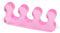 CharmBurst 3 Pairs of Toe Separator, 3 Colours Toe Separator Nail Polish, Toe Spreader, Toe Spacer, Toe Protection Flip Flop, Hammer Toe Padding, Hallux Valgus Correction, Toe Separator Nail Polish