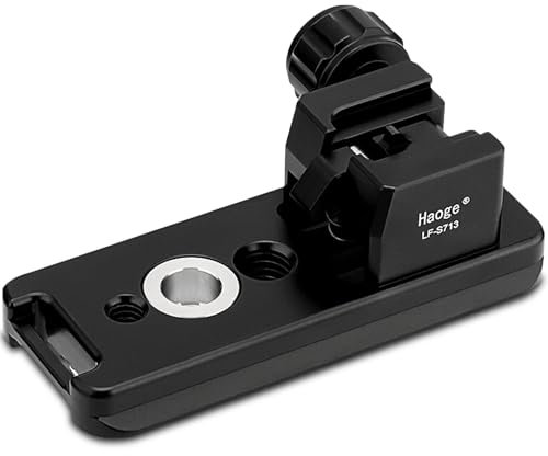 Haoge LF-S713 Ersatzfuß für Sony FE 70–200 mm F2.8 GM OSS und Sony FE 100–400 mm F4.5–5.6 GM, FE 300 mm F2.8 GM OSS Objektiv, integrierte Arca-Typ-Schnellwechsel-Basisstützplatte